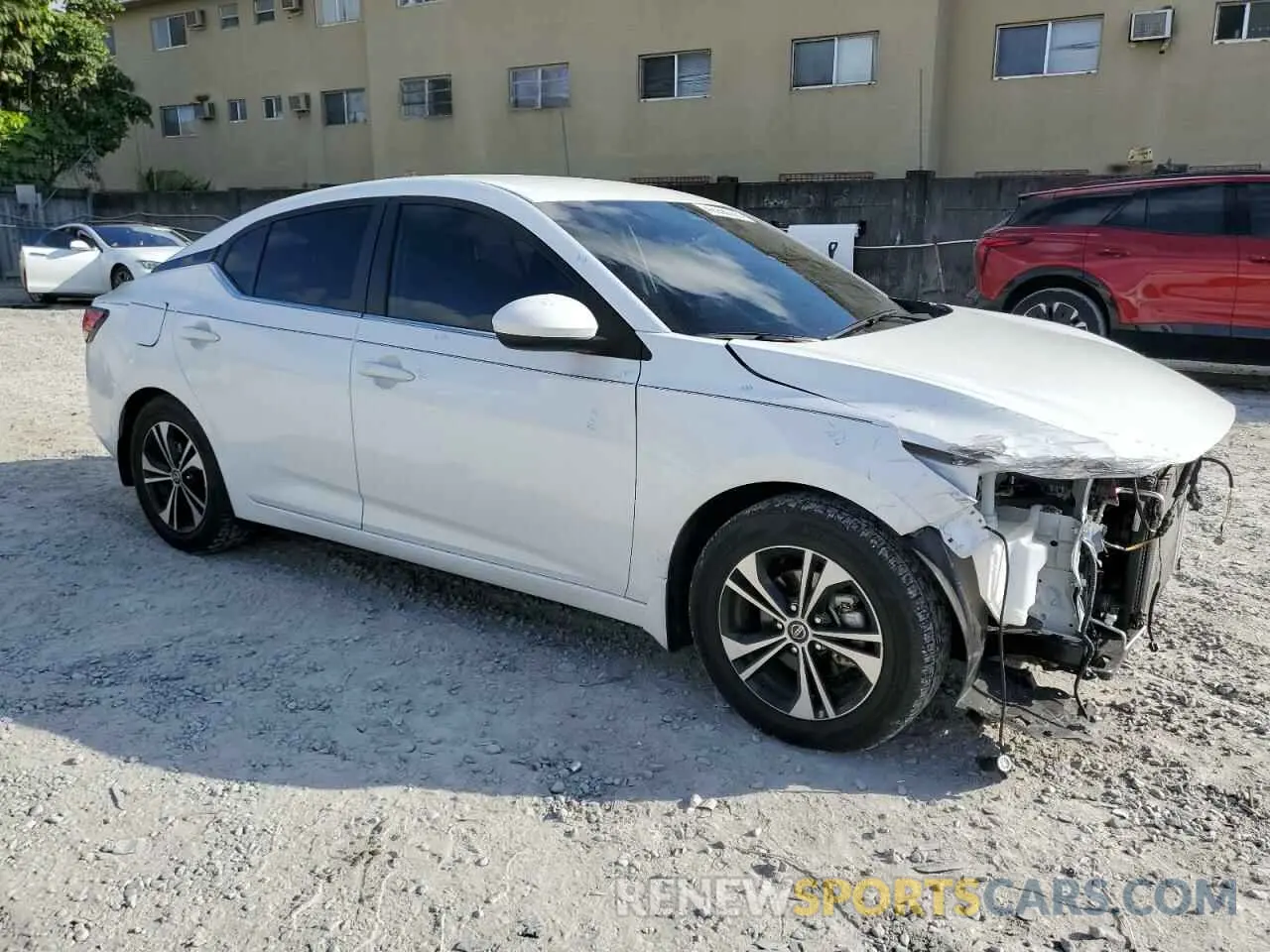 4 Photograph of a damaged car 3N1AB8CV8PY318827 NISSAN SENTRA 2023