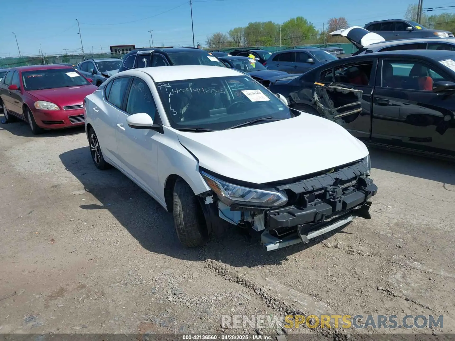 1 Photograph of a damaged car 3N1AB8CV9PY240090 NISSAN SENTRA 2023