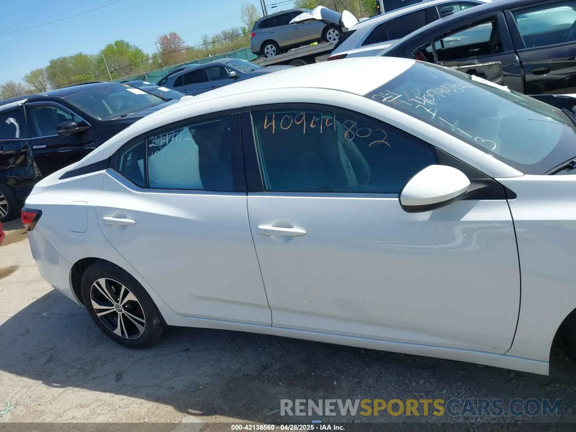 14 Photograph of a damaged car 3N1AB8CV9PY240090 NISSAN SENTRA 2023
