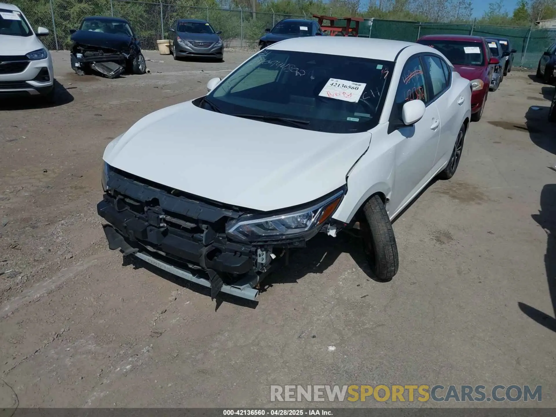 6 Photograph of a damaged car 3N1AB8CV9PY240090 NISSAN SENTRA 2023