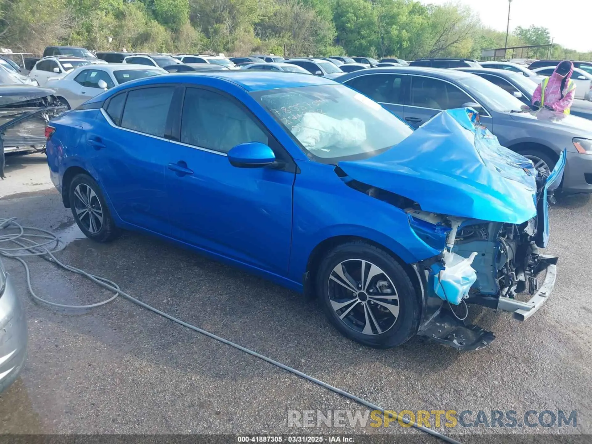 1 Photograph of a damaged car 3N1AB8CV9PY241272 NISSAN SENTRA 2023