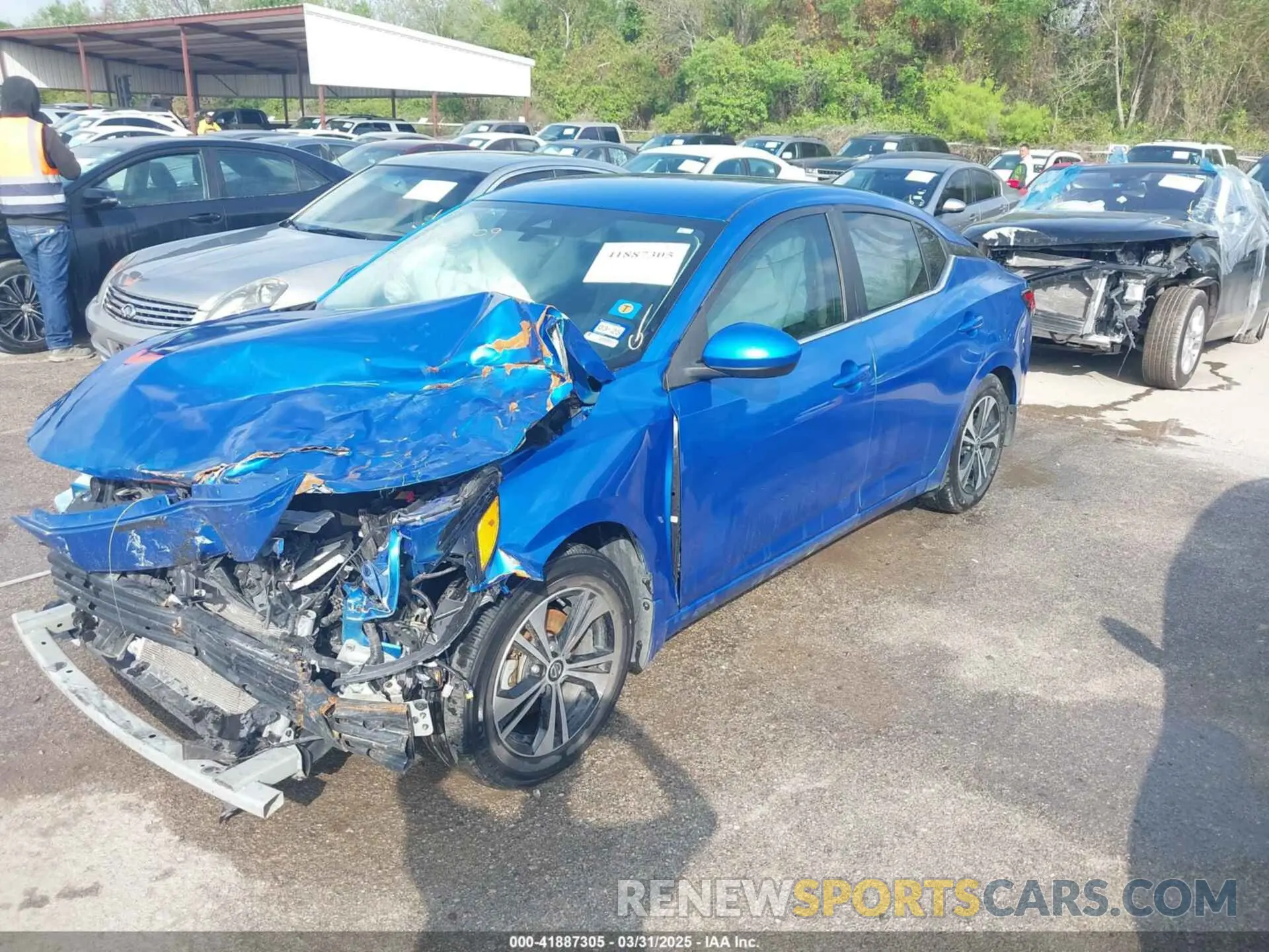 2 Photograph of a damaged car 3N1AB8CV9PY241272 NISSAN SENTRA 2023