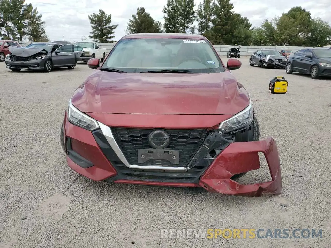 5 Photograph of a damaged car 3N1AB8CV9PY243801 NISSAN SENTRA 2023