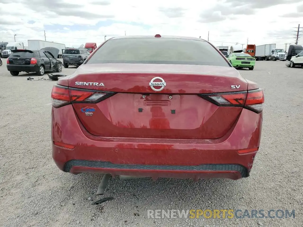6 Photograph of a damaged car 3N1AB8CV9PY243801 NISSAN SENTRA 2023