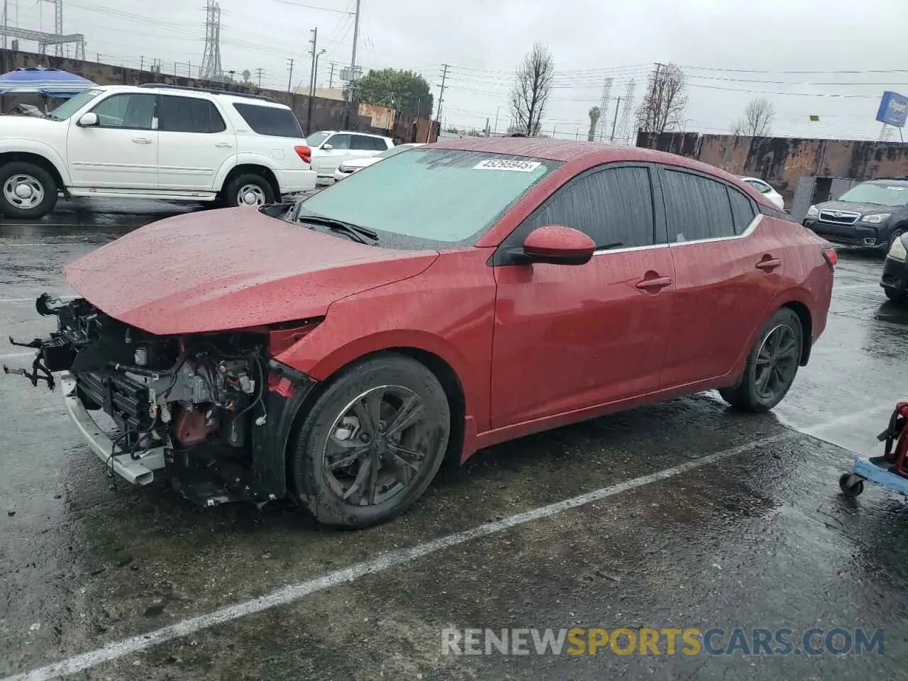 1 Photograph of a damaged car 3N1AB8CV9PY246441 NISSAN SENTRA 2023