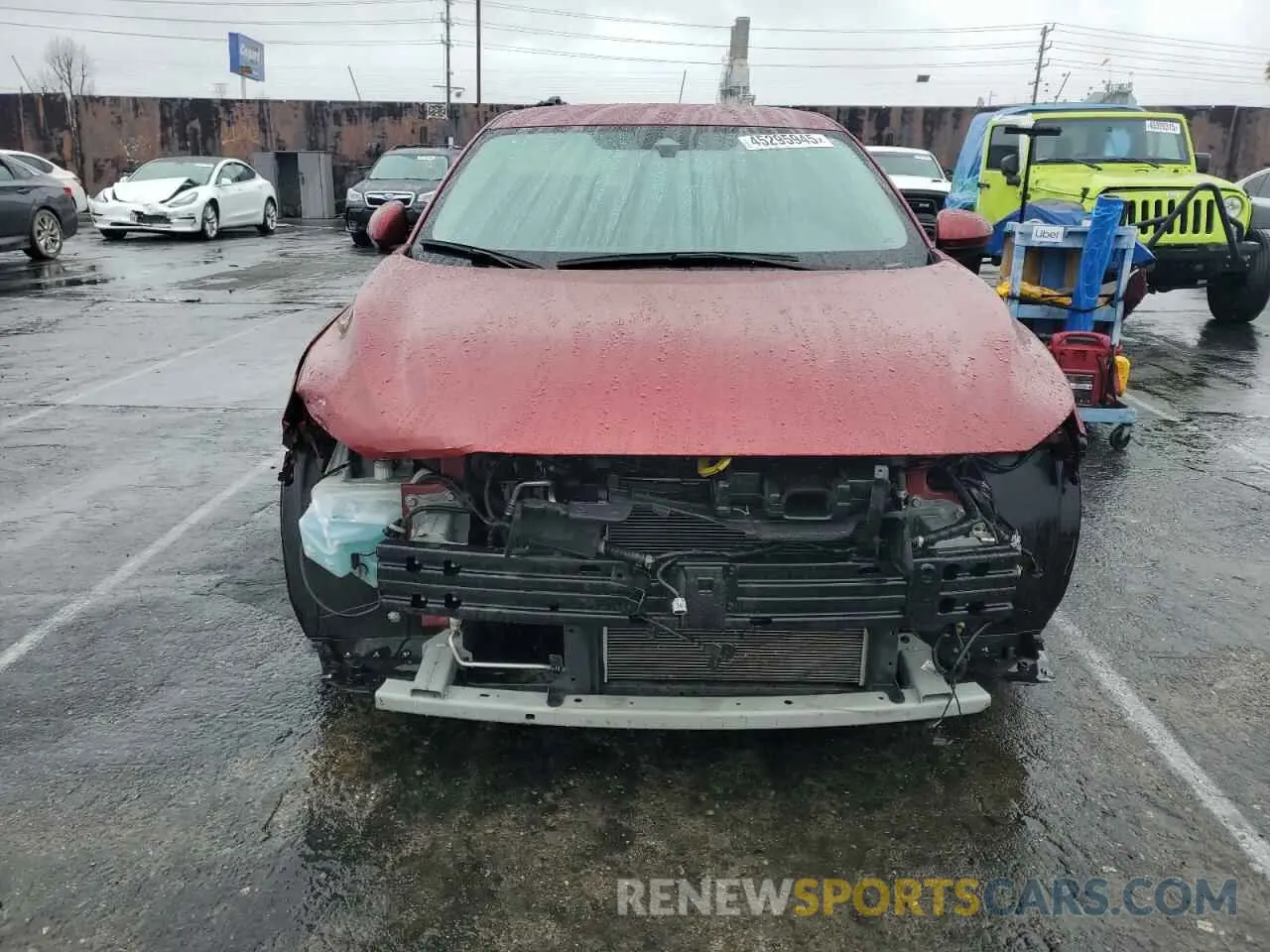 5 Photograph of a damaged car 3N1AB8CV9PY246441 NISSAN SENTRA 2023