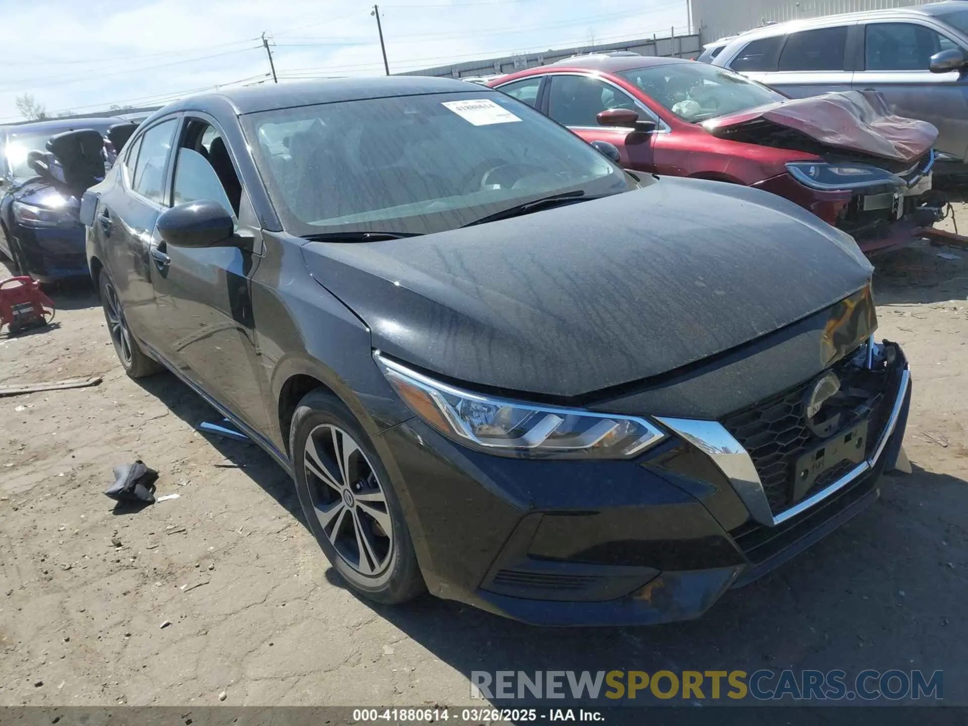 1 Photograph of a damaged car 3N1AB8CV9PY262090 NISSAN SENTRA 2023