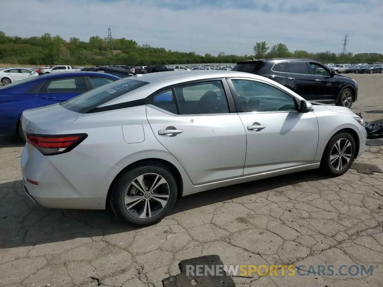 3 Photograph of a damaged car 3N1AB8CV9PY278371 NISSAN SENTRA 2023