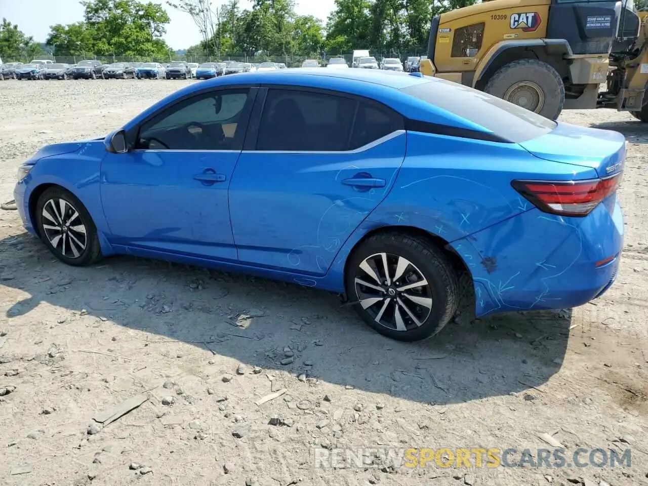 2 Photograph of a damaged car 3N1AB8CV9PY291833 NISSAN SENTRA 2023