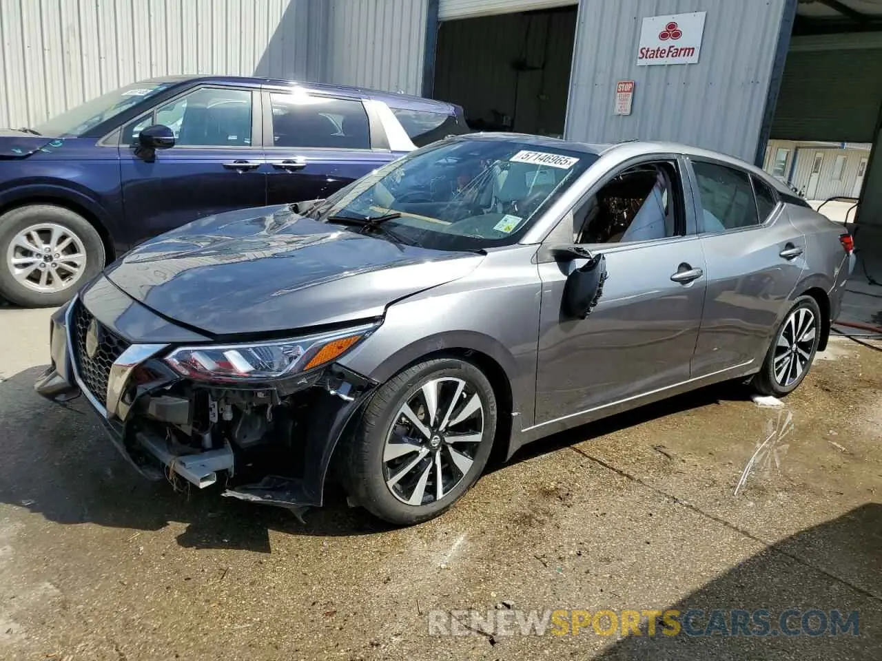1 Photograph of a damaged car 3N1AB8CV9PY315368 NISSAN SENTRA 2023