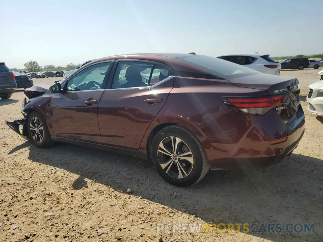 2 Photograph of a damaged car 3N1AB8CV9PY316388 NISSAN SENTRA 2023