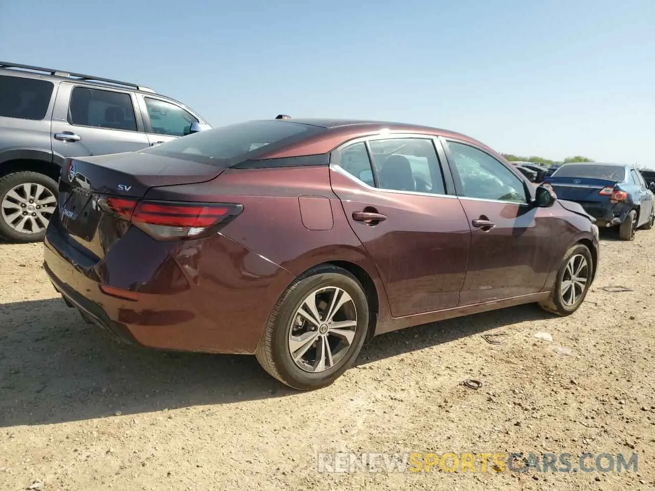 3 Photograph of a damaged car 3N1AB8CV9PY316388 NISSAN SENTRA 2023