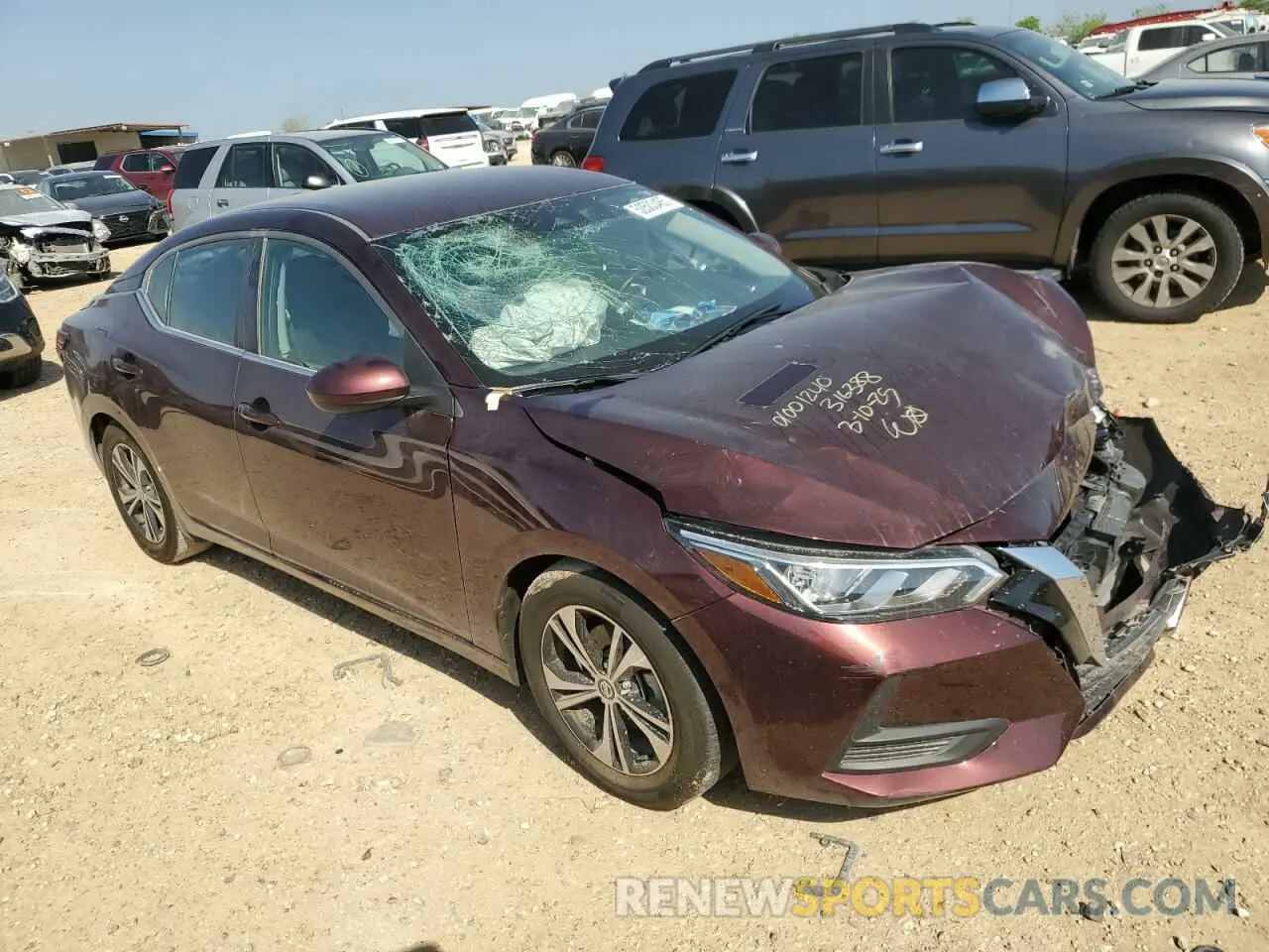 4 Photograph of a damaged car 3N1AB8CV9PY316388 NISSAN SENTRA 2023