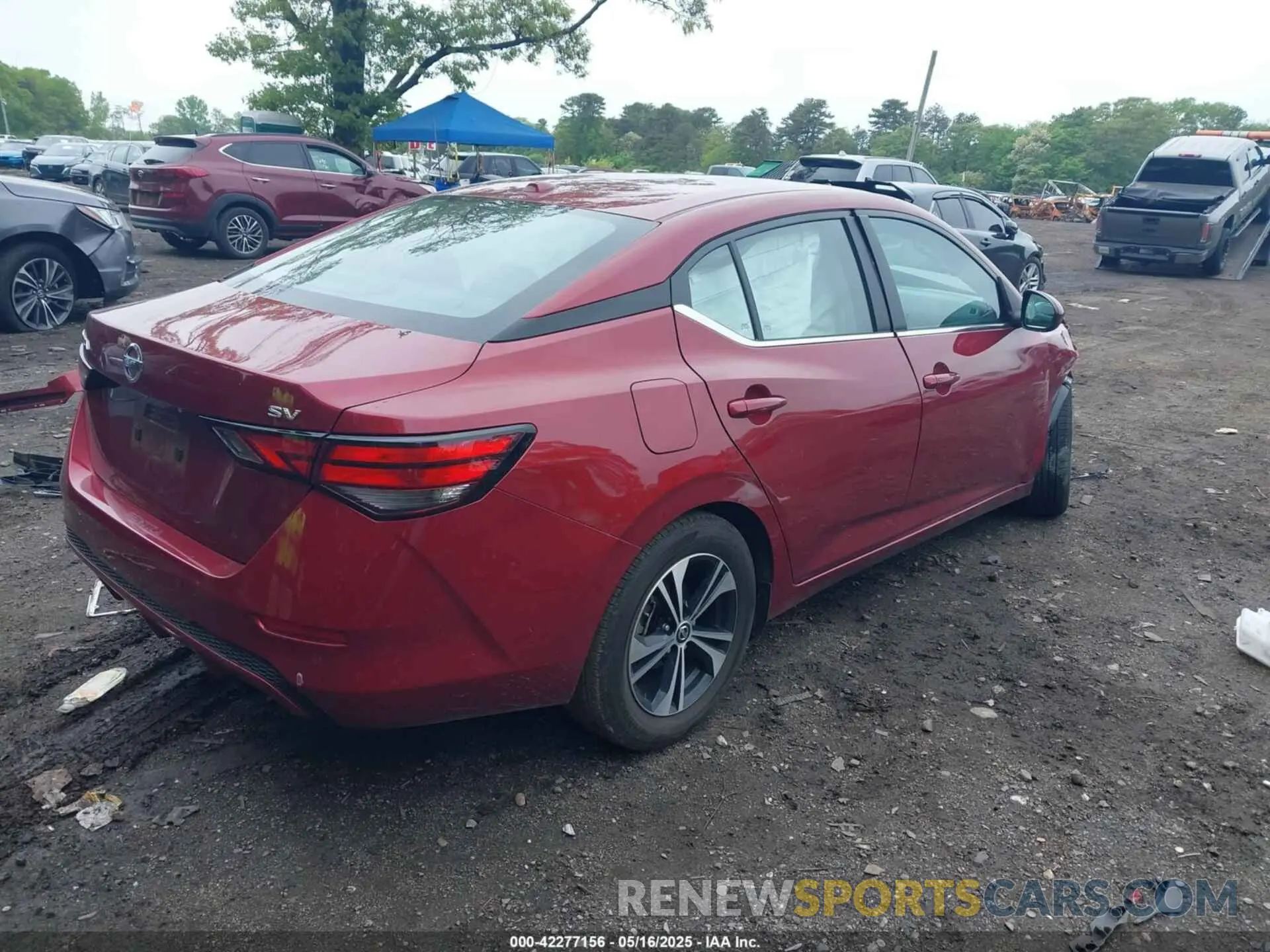 4 Photograph of a damaged car 3N1AB8CV9PY317198 NISSAN SENTRA 2023