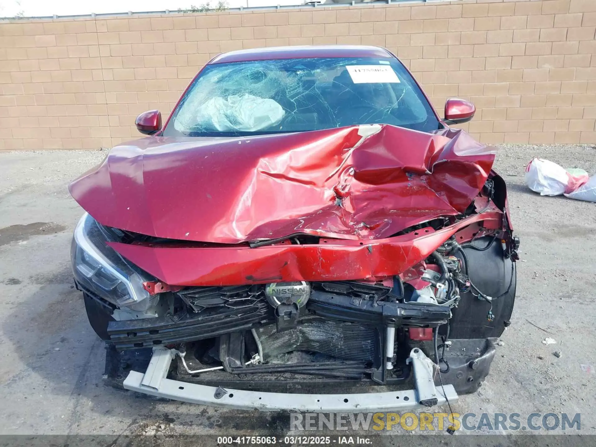12 Photograph of a damaged car 3N1AB8CV9PY325205 NISSAN SENTRA 2023