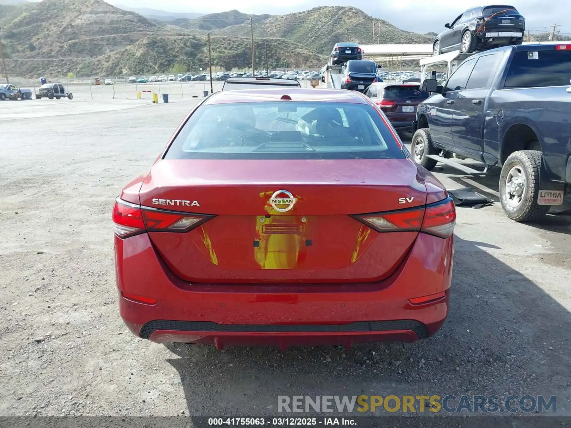 16 Photograph of a damaged car 3N1AB8CV9PY325205 NISSAN SENTRA 2023