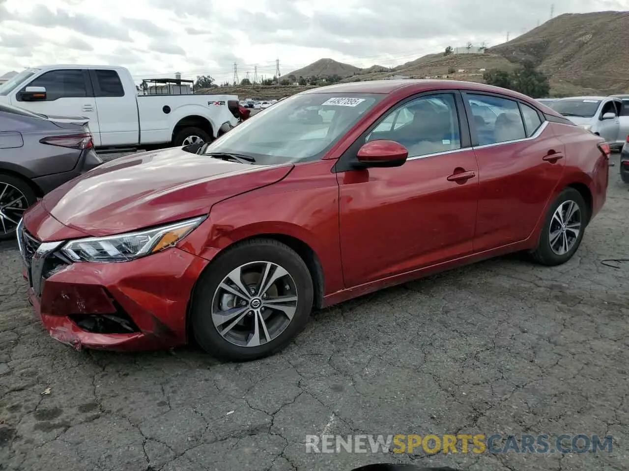 1 Photograph of a damaged car 3N1AB8CVXPY230359 NISSAN SENTRA 2023