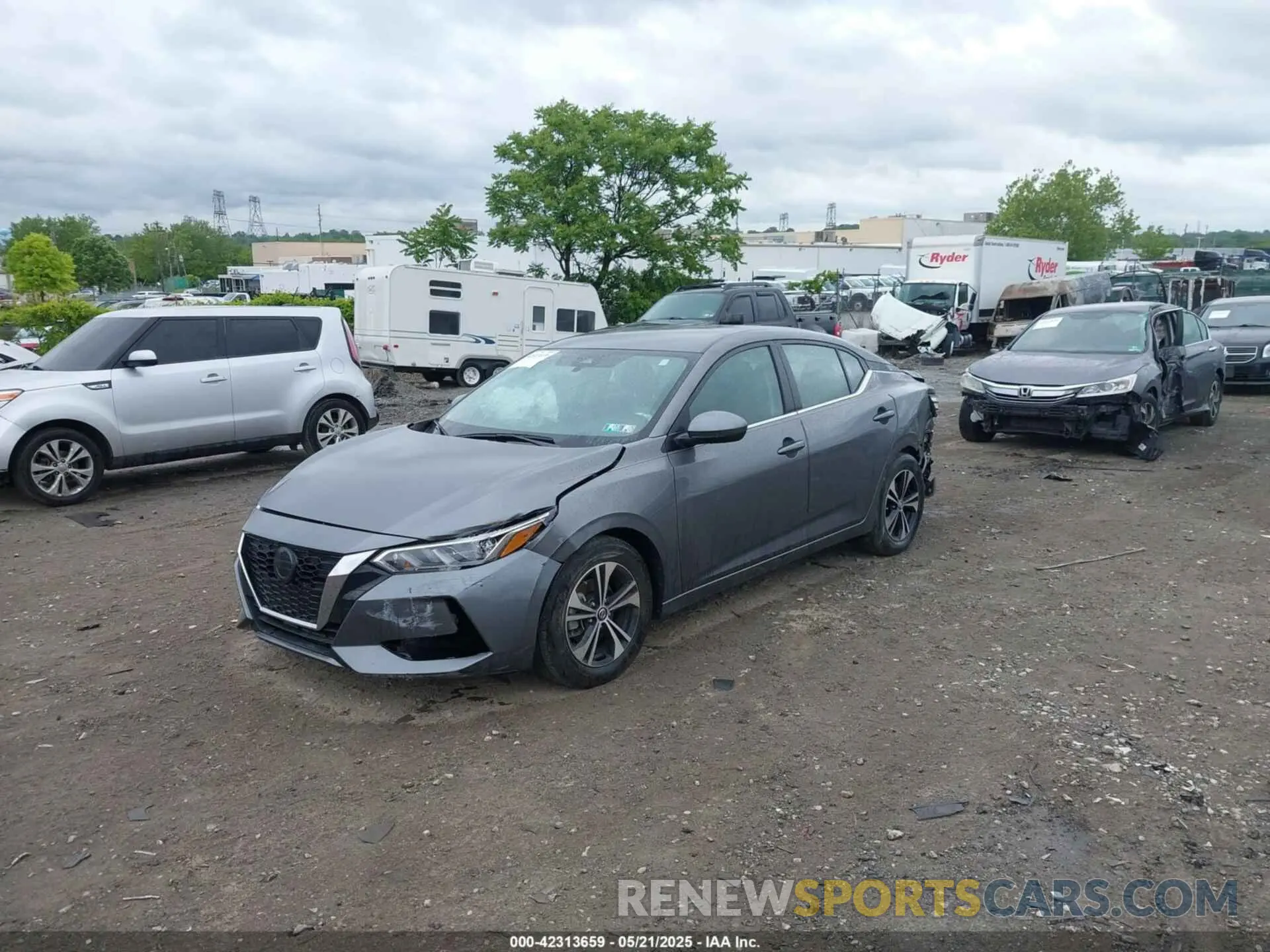 2 Photograph of a damaged car 3N1AB8CVXPY240857 NISSAN SENTRA 2023