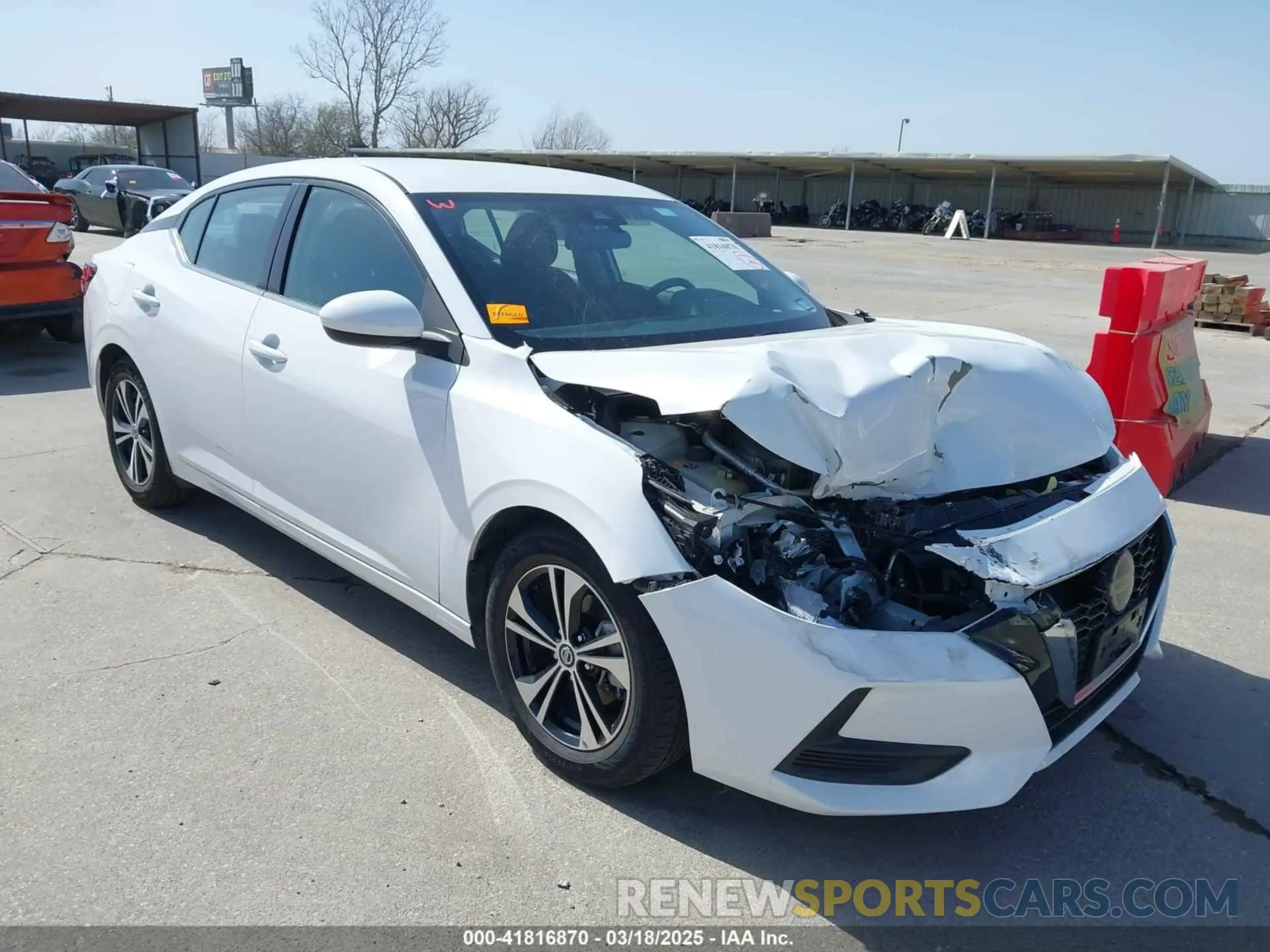 1 Photograph of a damaged car 3N1AB8CVXPY241877 NISSAN SENTRA 2023