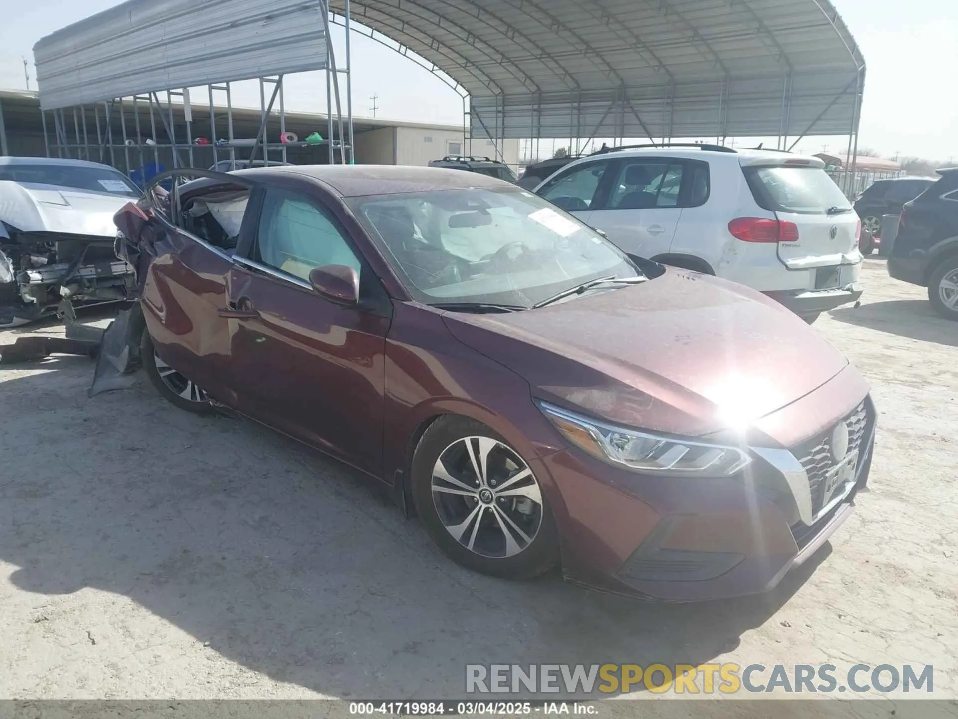 1 Photograph of a damaged car 3N1AB8CVXPY272269 NISSAN SENTRA 2023