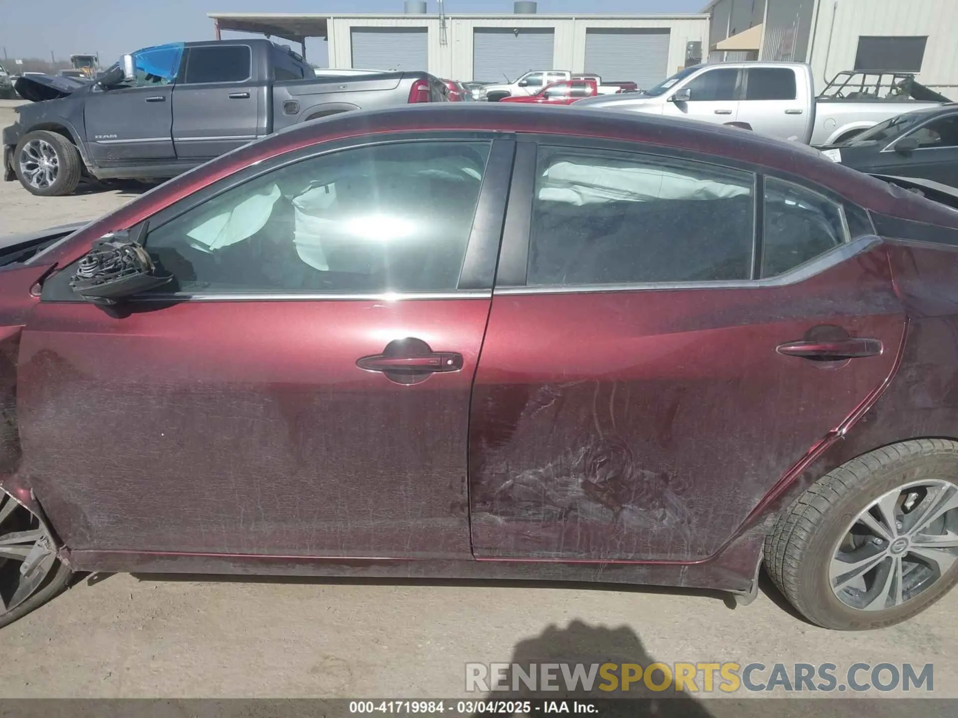 14 Photograph of a damaged car 3N1AB8CVXPY272269 NISSAN SENTRA 2023