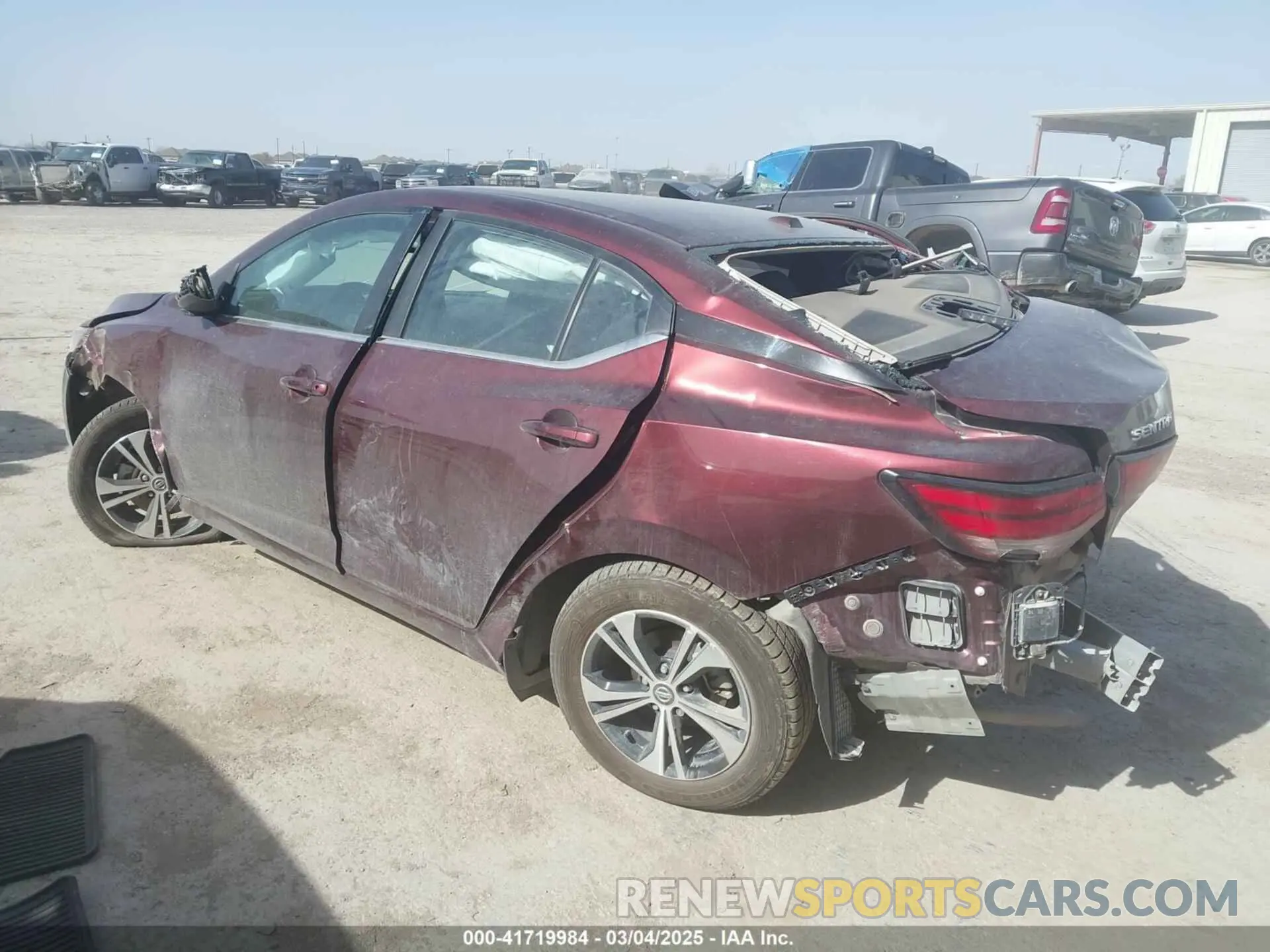 3 Photograph of a damaged car 3N1AB8CVXPY272269 NISSAN SENTRA 2023