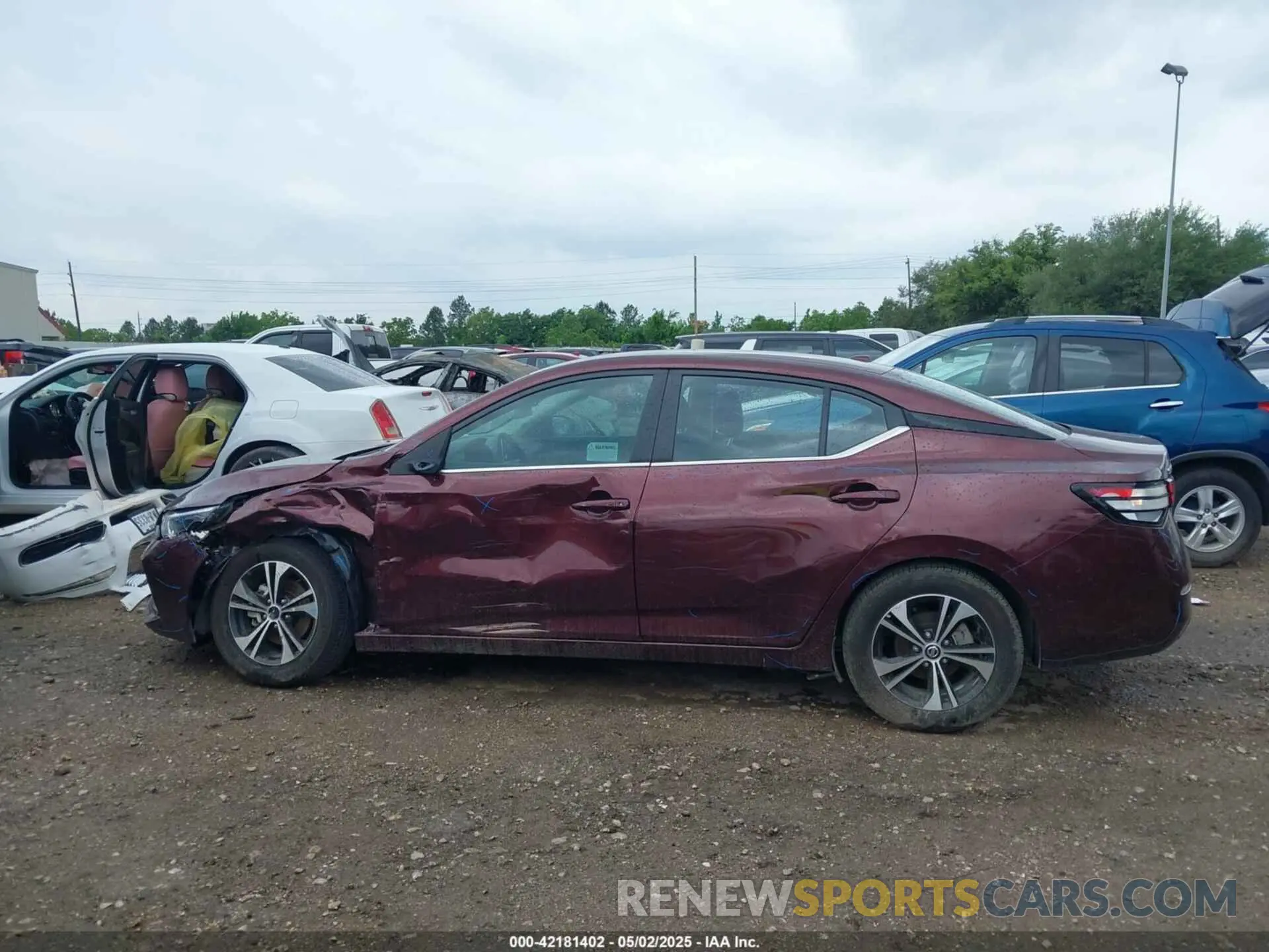 14 Photograph of a damaged car 3N1AB8CVXPY309563 NISSAN SENTRA 2023