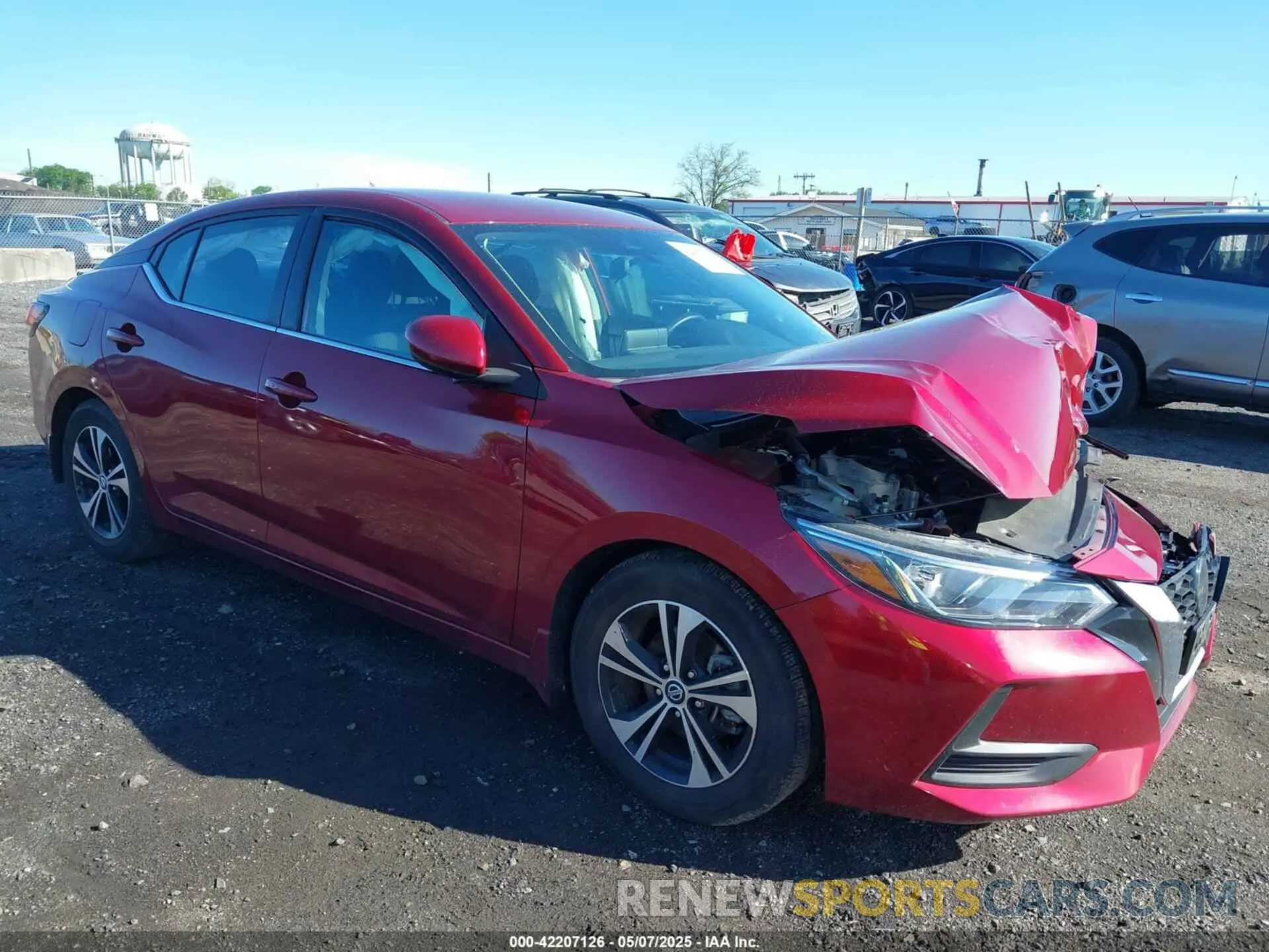 1 Photograph of a damaged car 3N1AB8CVXPY313130 NISSAN SENTRA 2023