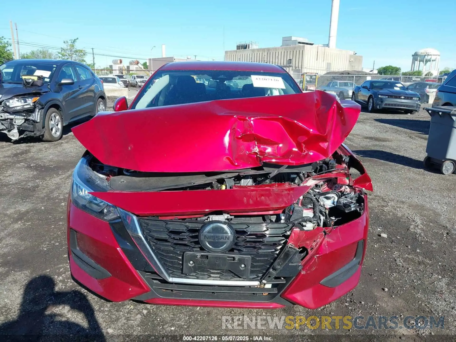 12 Photograph of a damaged car 3N1AB8CVXPY313130 NISSAN SENTRA 2023