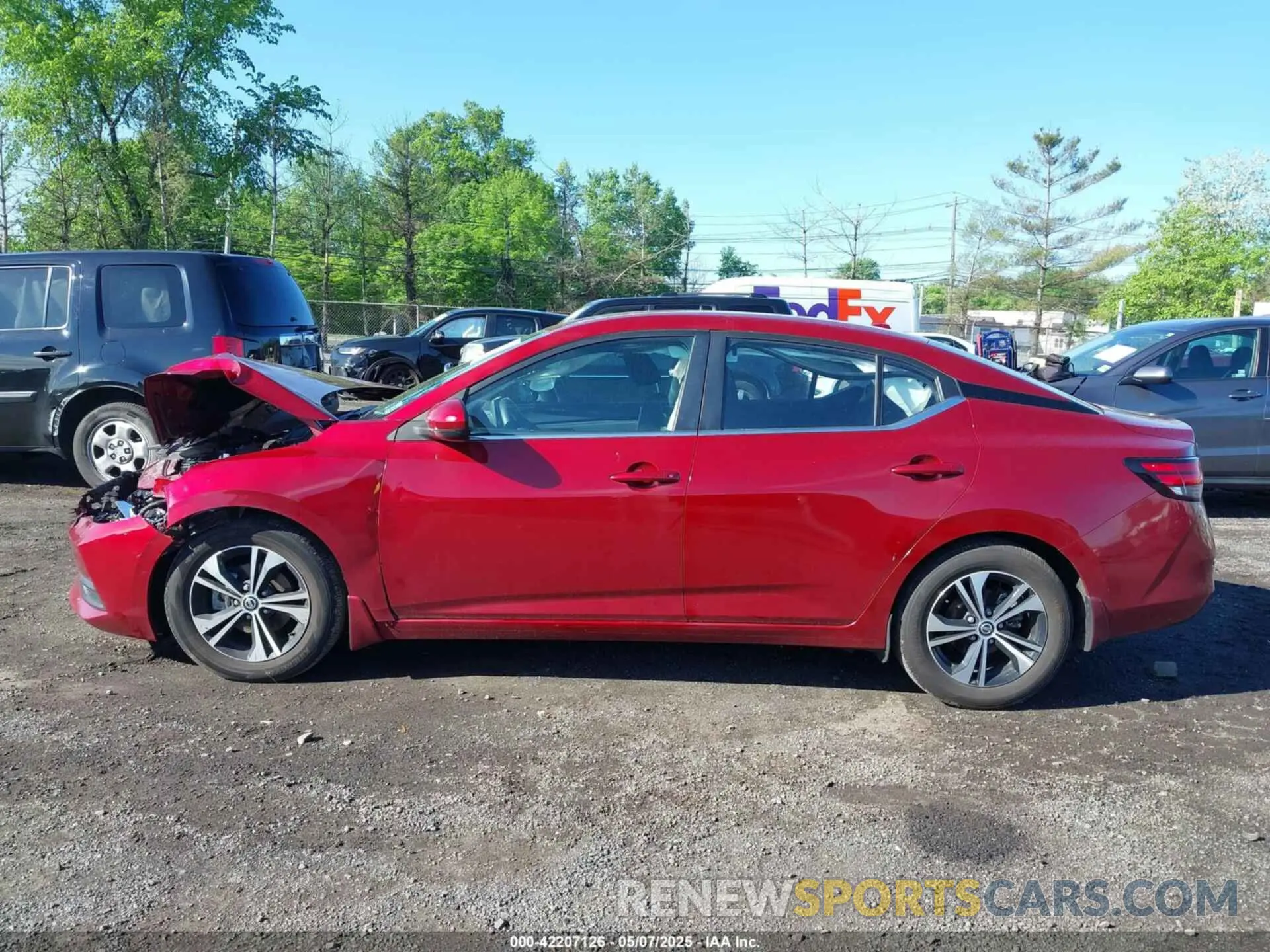 14 Photograph of a damaged car 3N1AB8CVXPY313130 NISSAN SENTRA 2023