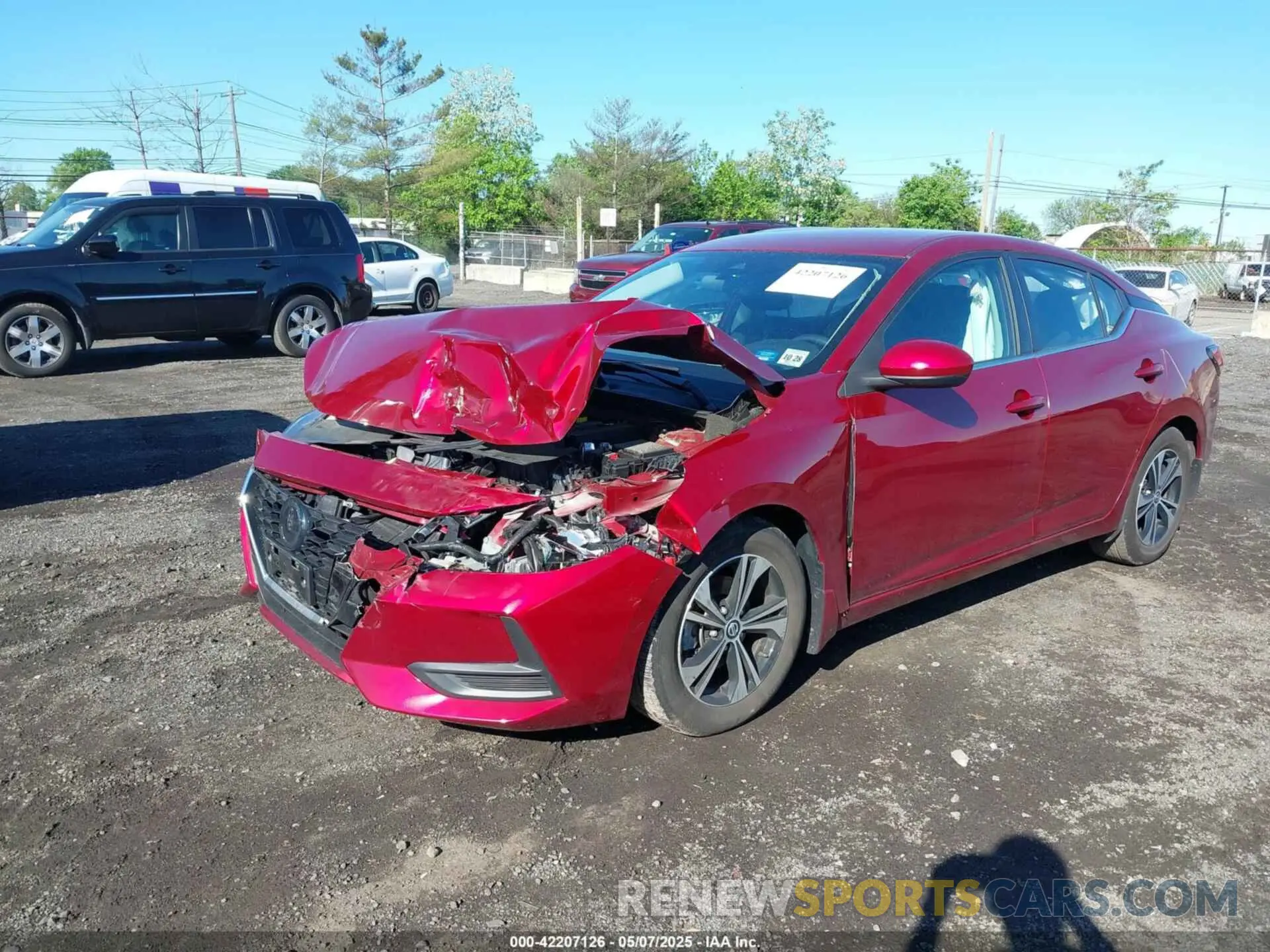 2 Photograph of a damaged car 3N1AB8CVXPY313130 NISSAN SENTRA 2023