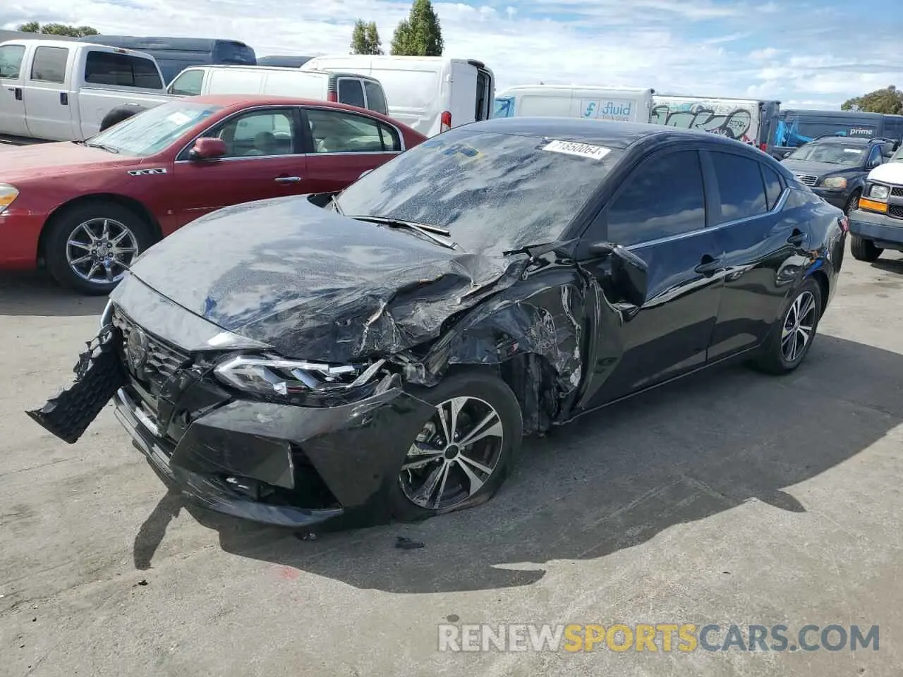 1 Photograph of a damaged car 3N1AB8CVXPY315671 NISSAN SENTRA 2023