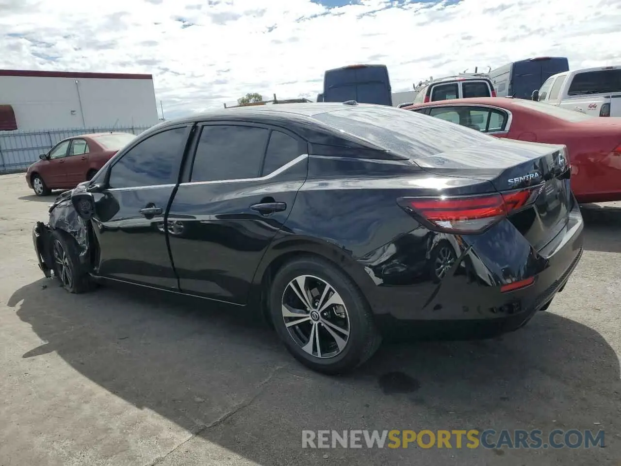 2 Photograph of a damaged car 3N1AB8CVXPY315671 NISSAN SENTRA 2023