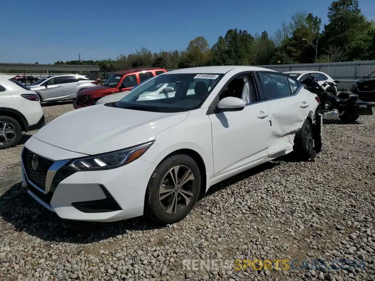 1 Photograph of a damaged car 3N1AB8CVXPY325214 NISSAN SENTRA 2023