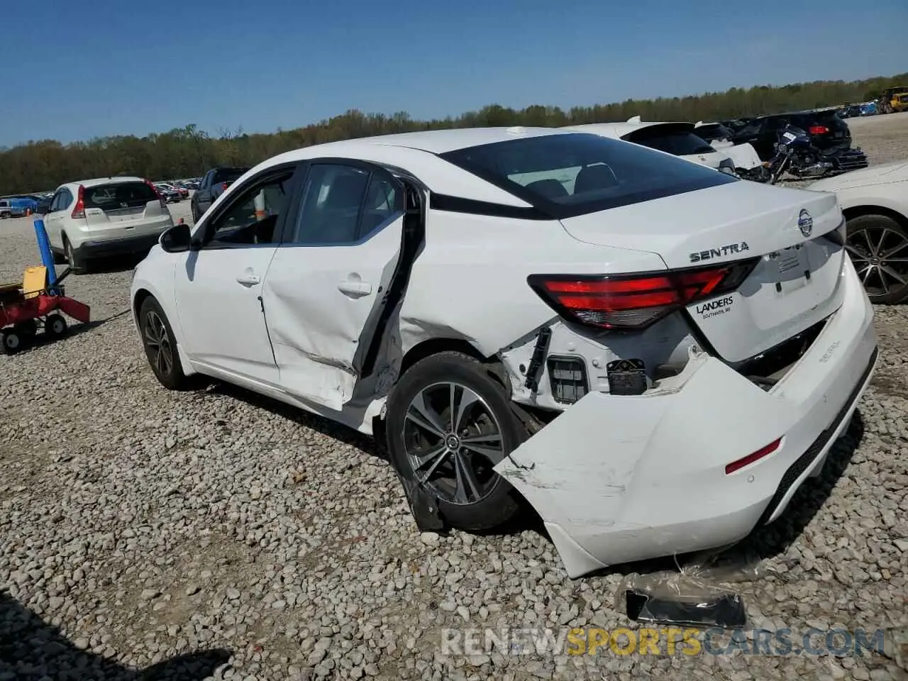 2 Photograph of a damaged car 3N1AB8CVXPY325214 NISSAN SENTRA 2023