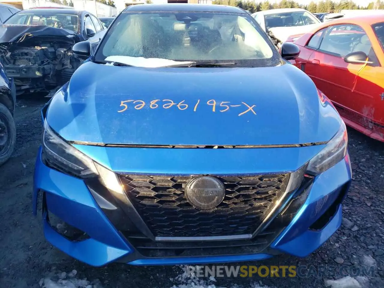 5 Photograph of a damaged car 3N1AB8DV0PY252613 NISSAN SENTRA 2023