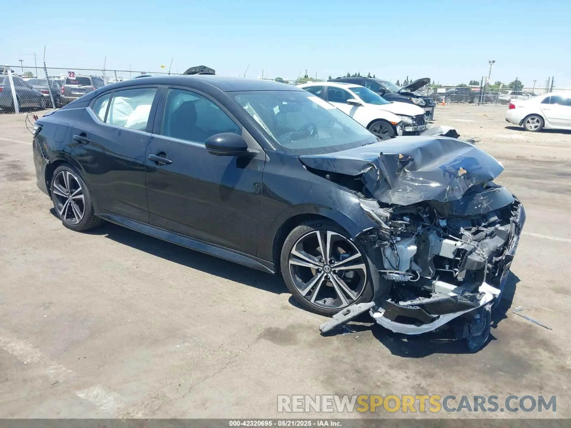 1 Photograph of a damaged car 3N1AB8DV0PY274501 NISSAN SENTRA 2023