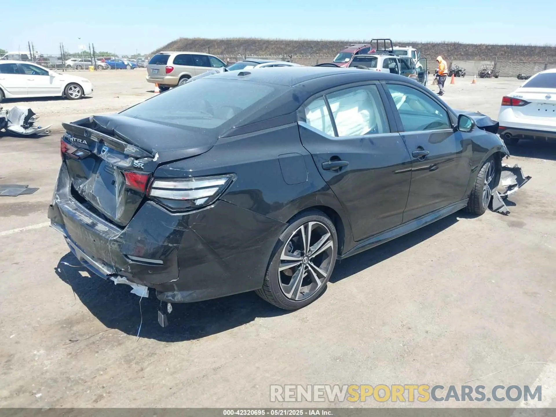 4 Photograph of a damaged car 3N1AB8DV0PY274501 NISSAN SENTRA 2023