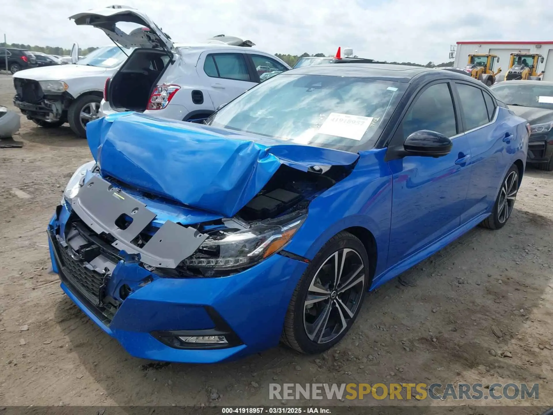 2 Photograph of a damaged car 3N1AB8DV0PY289029 NISSAN SENTRA 2023