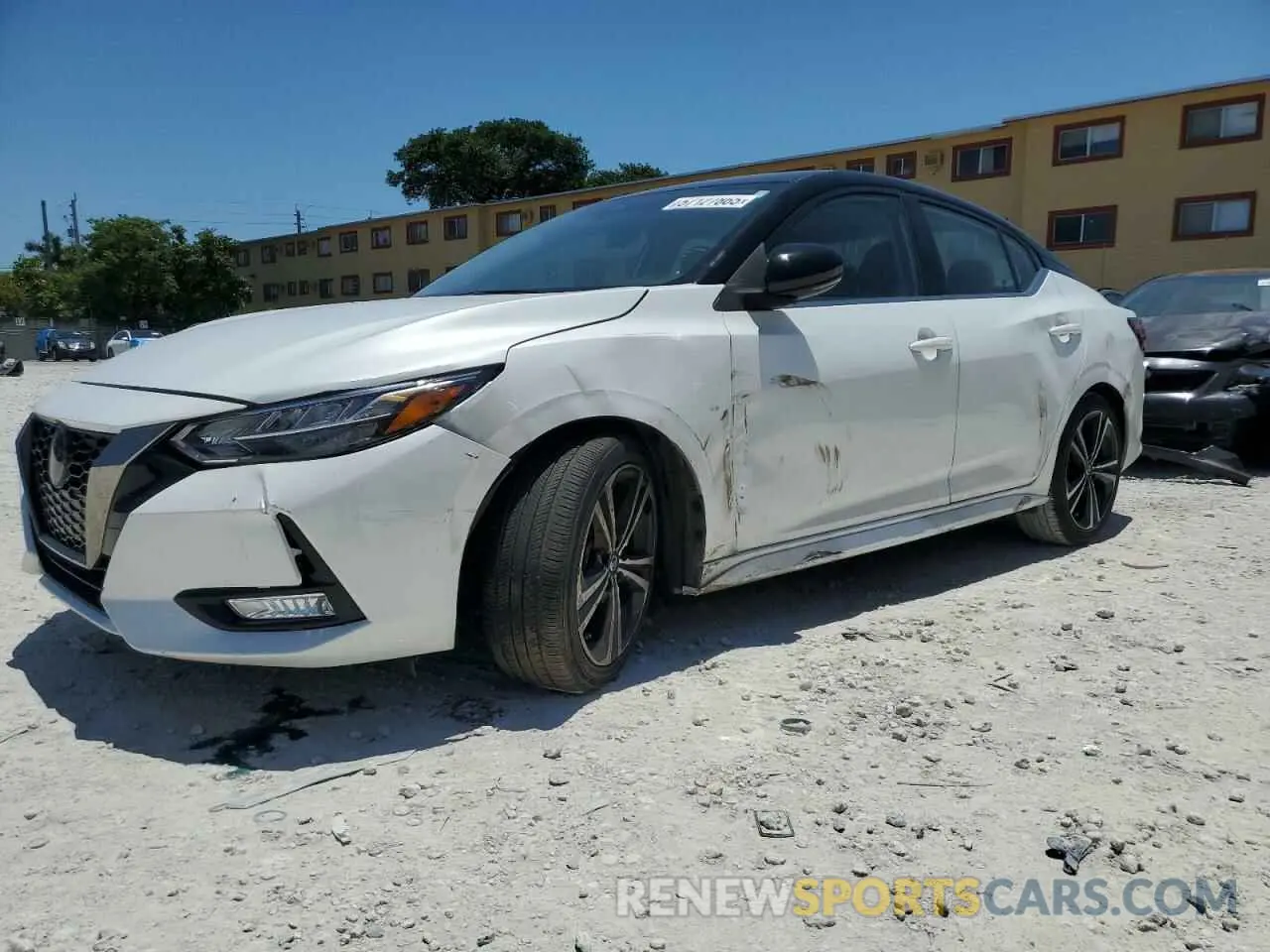 1 Photograph of a damaged car 3N1AB8DV0PY309411 NISSAN SENTRA 2023