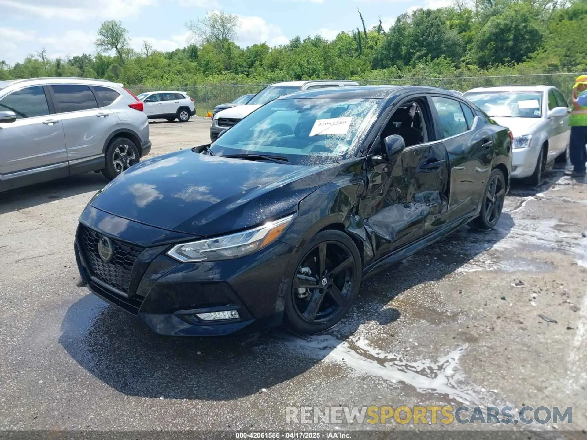 2 Photograph of a damaged car 3N1AB8DV0PY311756 NISSAN SENTRA 2023