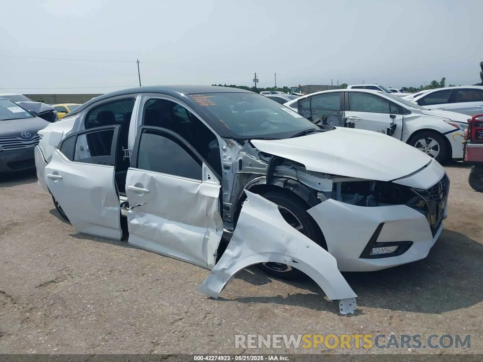 1 Photograph of a damaged car 3N1AB8DV0PY317363 NISSAN SENTRA 2023