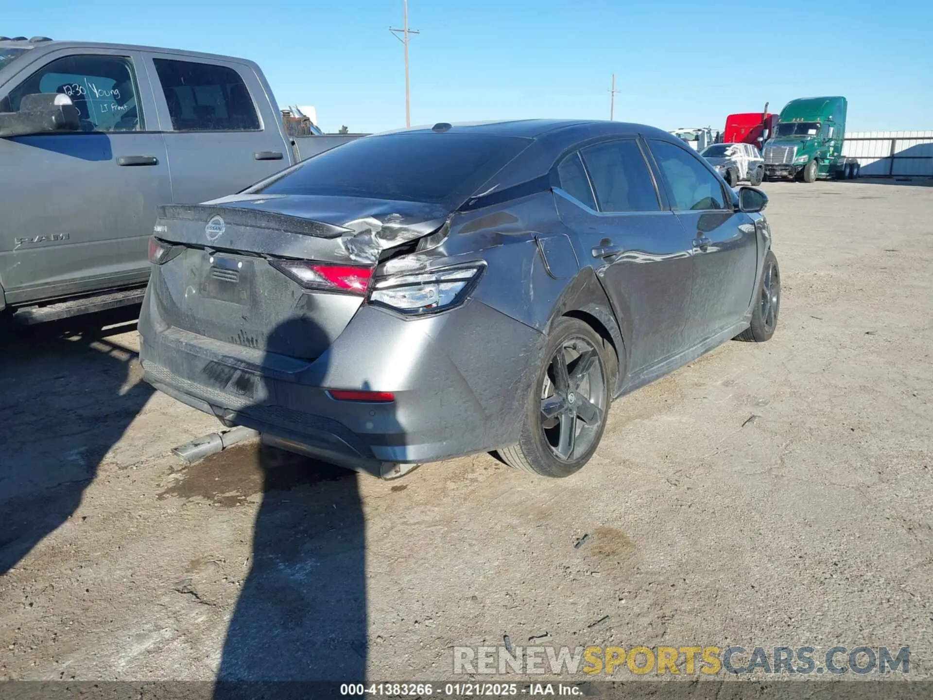 4 Photograph of a damaged car 3N1AB8DV0PY318917 NISSAN SENTRA 2023