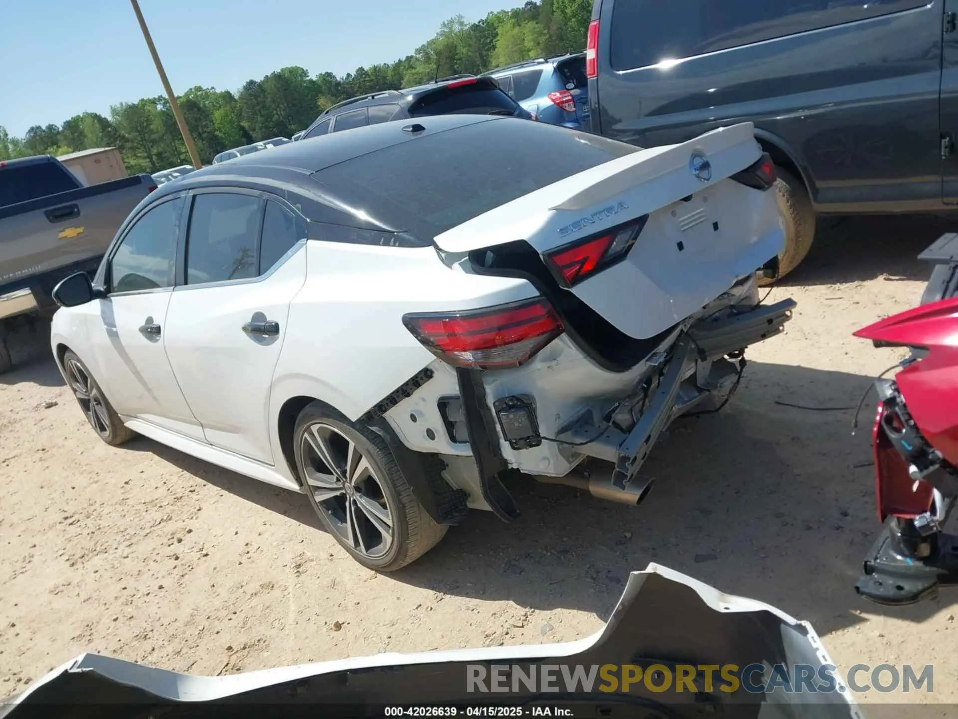 3 Photograph of a damaged car 3N1AB8DV1PY222746 NISSAN SENTRA 2023