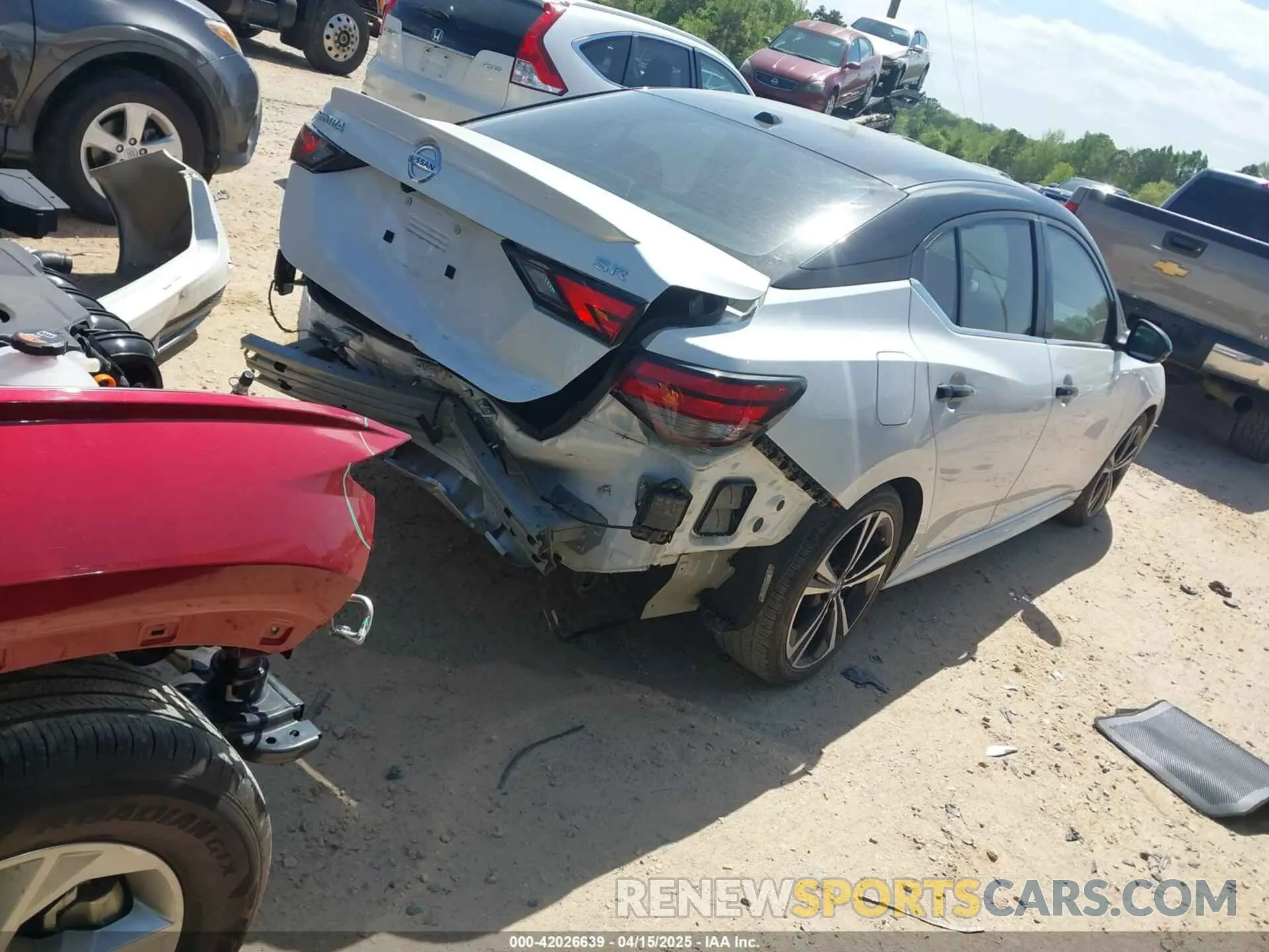 4 Photograph of a damaged car 3N1AB8DV1PY222746 NISSAN SENTRA 2023