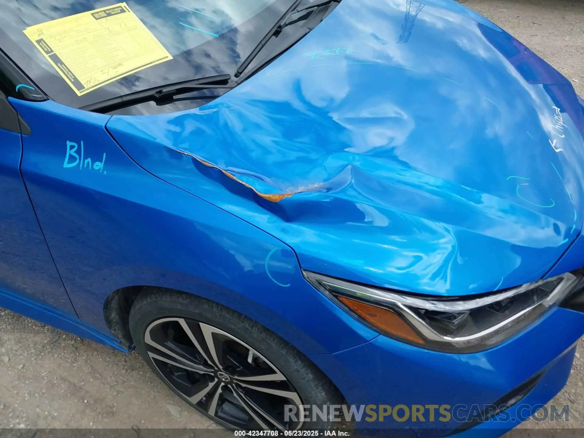 19 Photograph of a damaged car 3N1AB8DV1PY232287 NISSAN SENTRA 2023