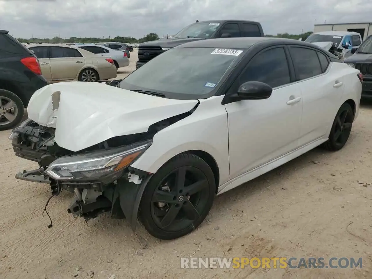 1 Photograph of a damaged car 3N1AB8DV1PY283241 NISSAN SENTRA 2023