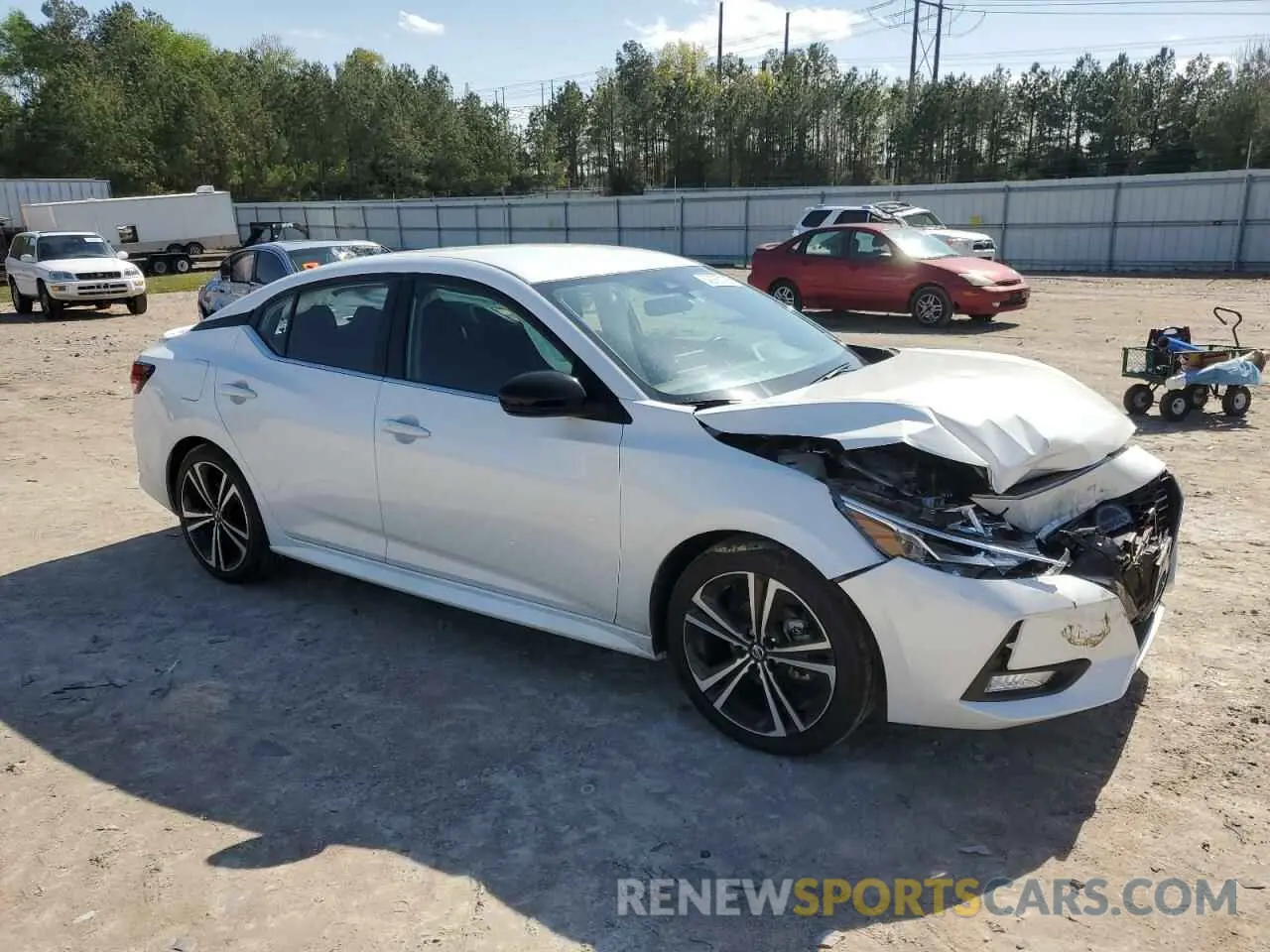 4 Photograph of a damaged car 3N1AB8DV1PY325133 NISSAN SENTRA 2023
