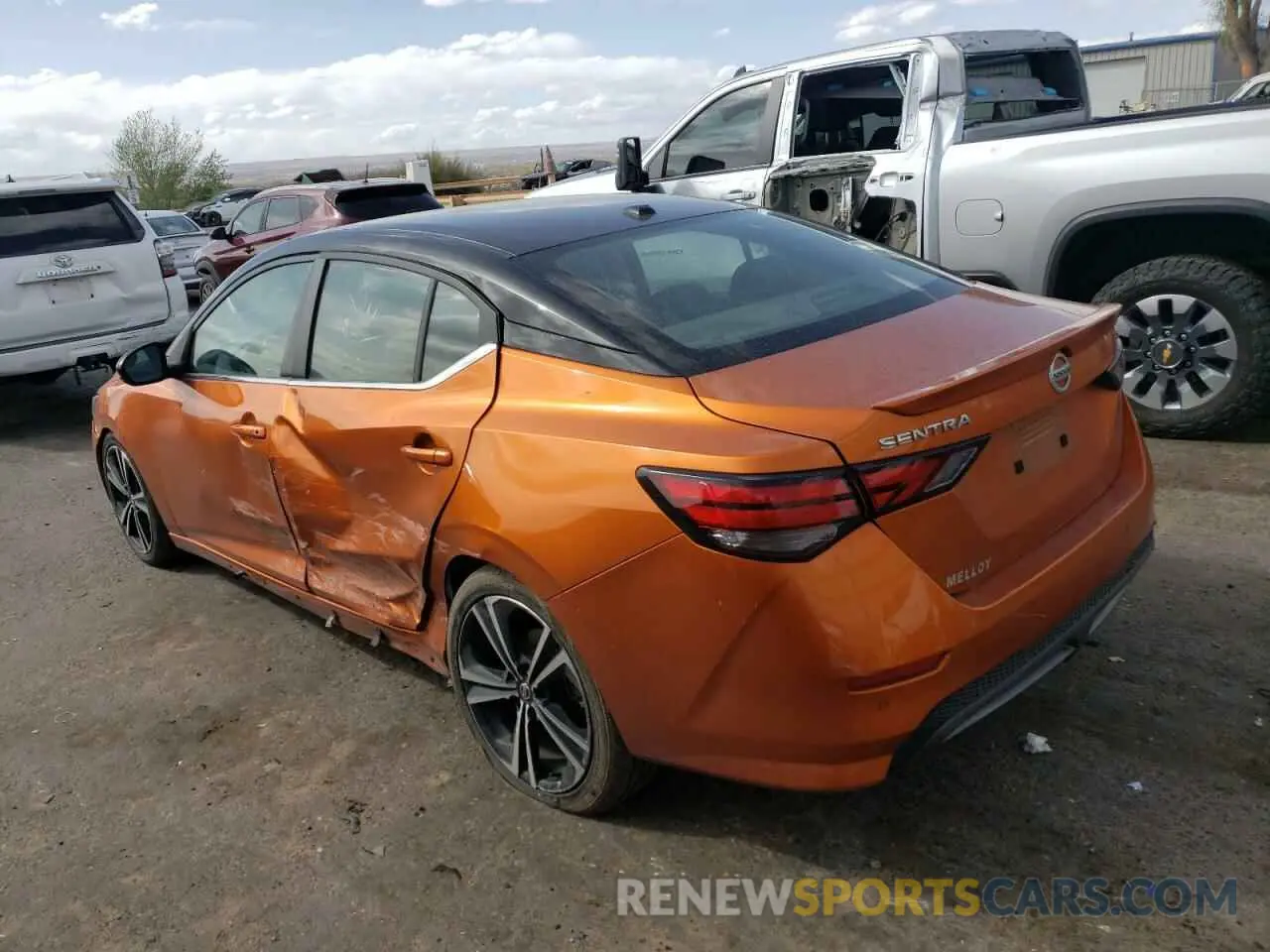 2 Photograph of a damaged car 3N1AB8DV2PY229740 NISSAN SENTRA 2023