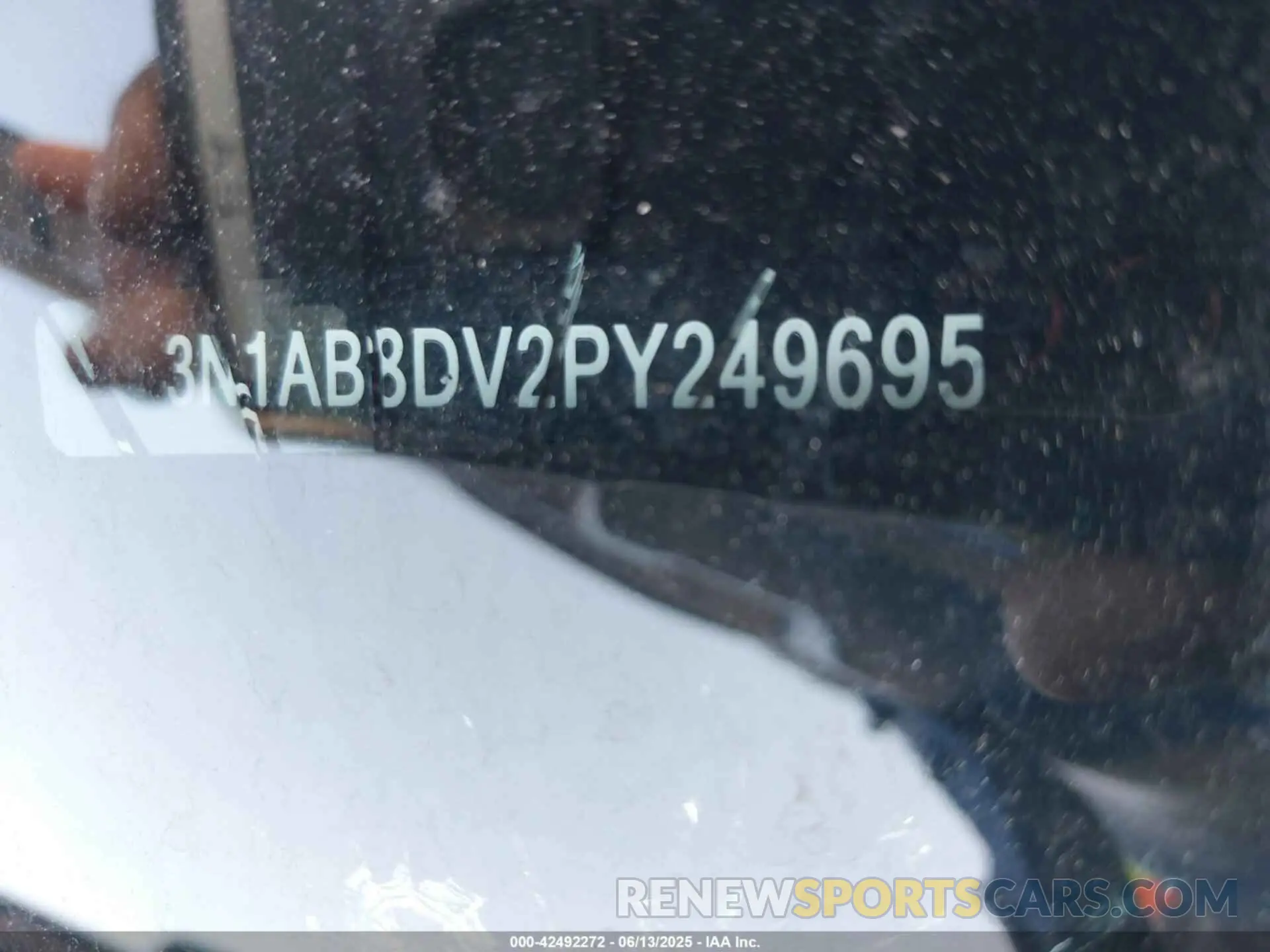 9 Photograph of a damaged car 3N1AB8DV2PY249695 NISSAN SENTRA 2023